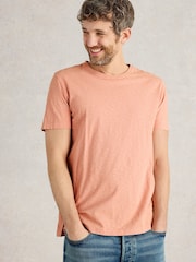 Pink - White Stuff Abersoch Short Sleeve 100% Cotton T-Shirt - Bild 1 von 6