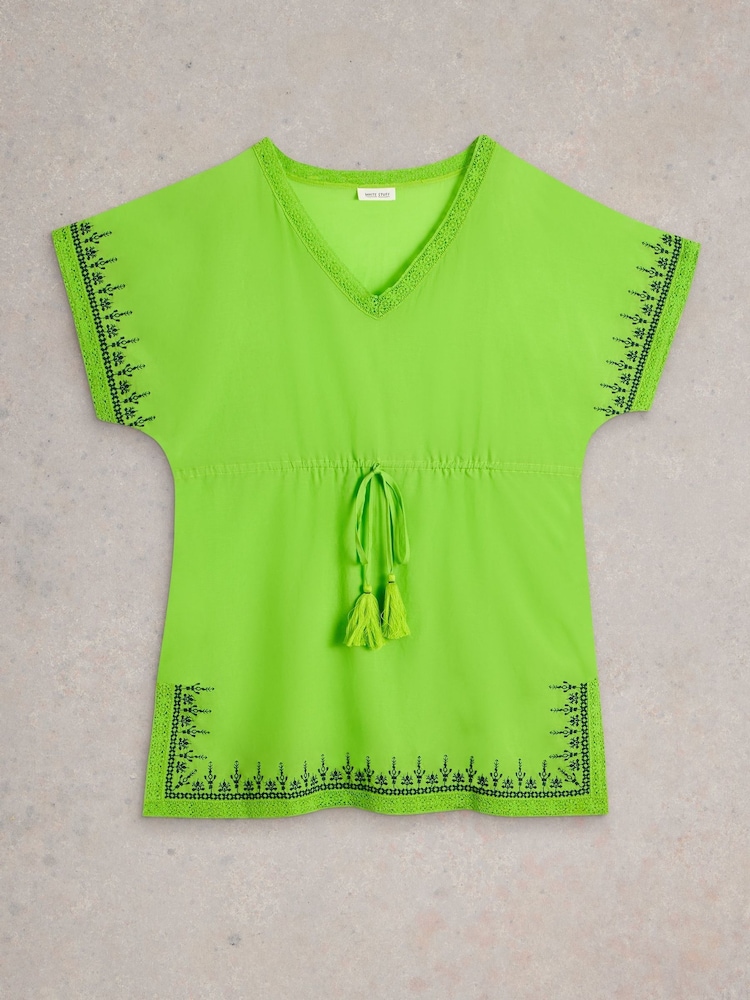 White Stuff Green Bella Beach Dress - Image 5 of 6