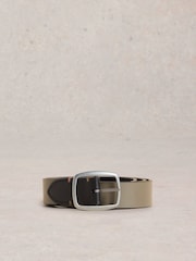 White Stuff Black Reversible Leather Belt - Image 1 of 3