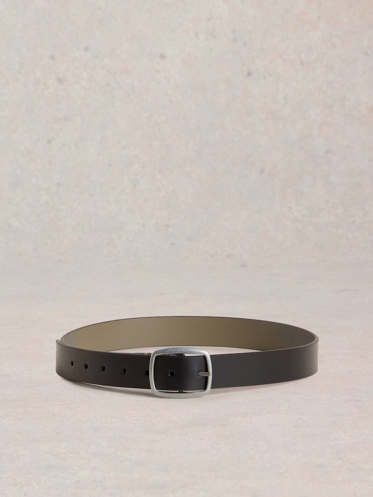 White Stuff Black Reversible Leather Belt - Image 2 of 3 White Stuff Black Reversible Leather Belt - Image 2 of 3