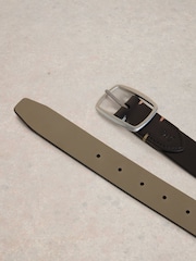 White Stuff Black Reversible Leather Belt - Image 3 of 3