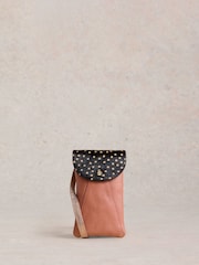 Rosa - White Stuff Coco Leather Phone Bag - Imagen 1 de 4