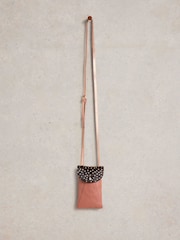 Rosa - White Stuff Coco Leather Phone Bag - Imagen 3 de 4