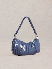 White Stuff Blue 100% Cotton Zoe Printed Sling Bag - Image 4 of 4