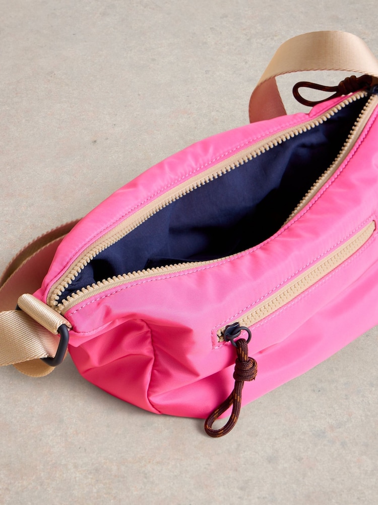 White Stuff Pink Meadow Crossbody Bag - Image 5 of 5