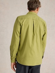 White Stuff Green Bruton Oxford 100% Organic Cotton Shirt - Image 2 of 6