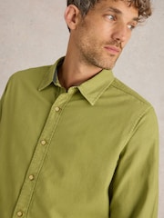 White Stuff Green Bruton Oxford 100% Organic Cotton Shirt - Image 4 of 6