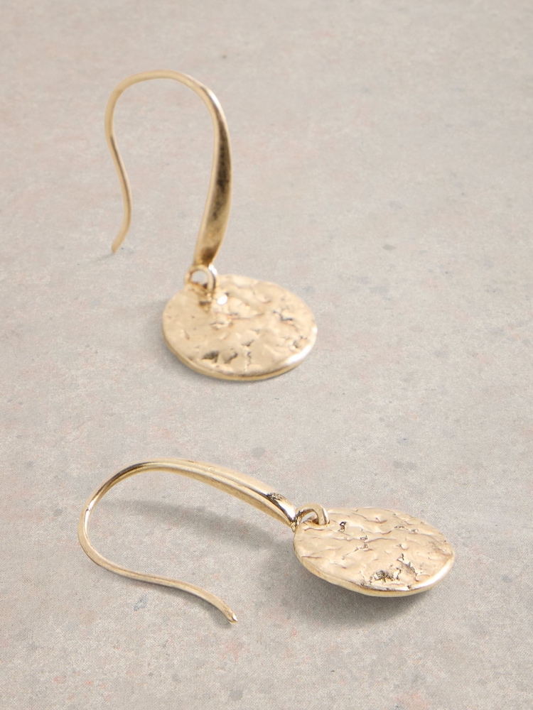 White Stuff Gold Tone Luna Earrings & Necklace Set - Image 2 of 3