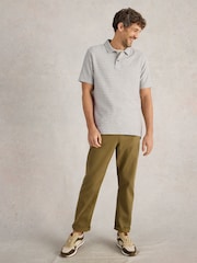 White Stuff Blue Taylor Stripe 100% Cotton Polo Shirt - Image 1 of 6