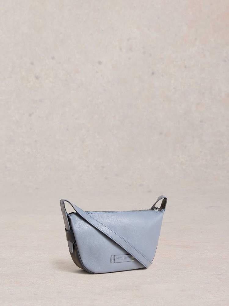 White Stuff Blue Caro Crossbody Bag - Image 2 of 4