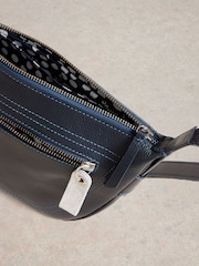 White Stuff Blue Caro Crossbody Bag - Image 4 of 4