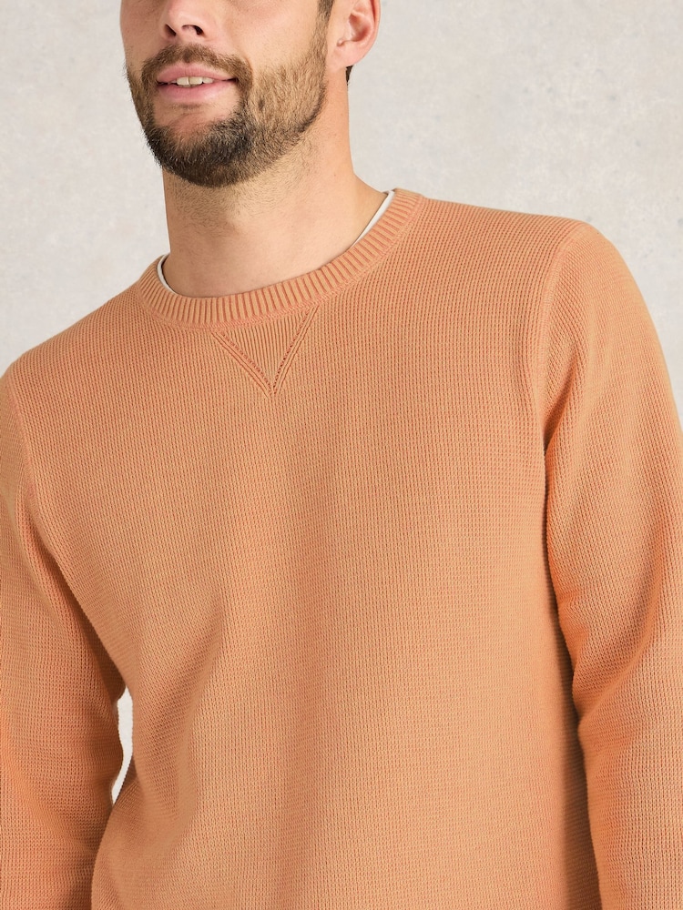 White Stuff Pink Attadale Crew Neck Jumper - Image 4 of 6