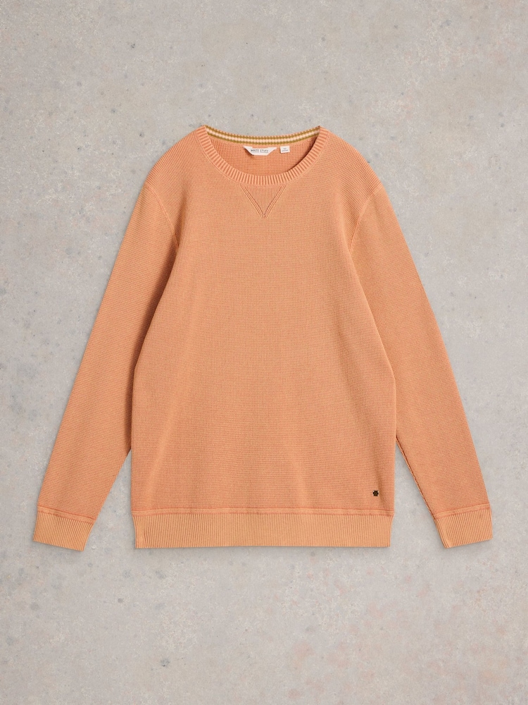 White Stuff Pink Attadale Crew Neck Jumper - Image 5 of 6