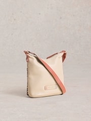 White Stuff Black Mini Farrah Leather Crossbody Bag - Image 2 of 4