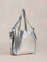 Bolso tote de cuero Hannah de White Stuff - Imagen 3 de 5