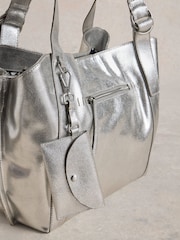 Bolso tote de cuero Hannah de White Stuff - Imagen 4 de 5