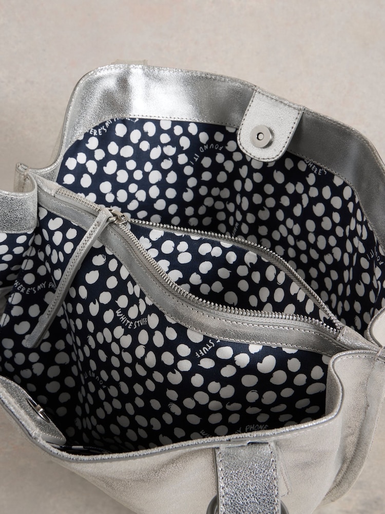 Bolso tote de cuero Hannah de White Stuff - Imagen 5 de 5