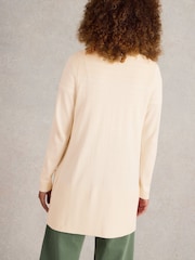 Naravni - White Stuff Tanya Longline pletena jopa - Slika 2 iz 6