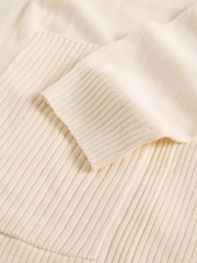 Naravni - White Stuff Tanya Longline pletena jopa - Slika 6 iz 6