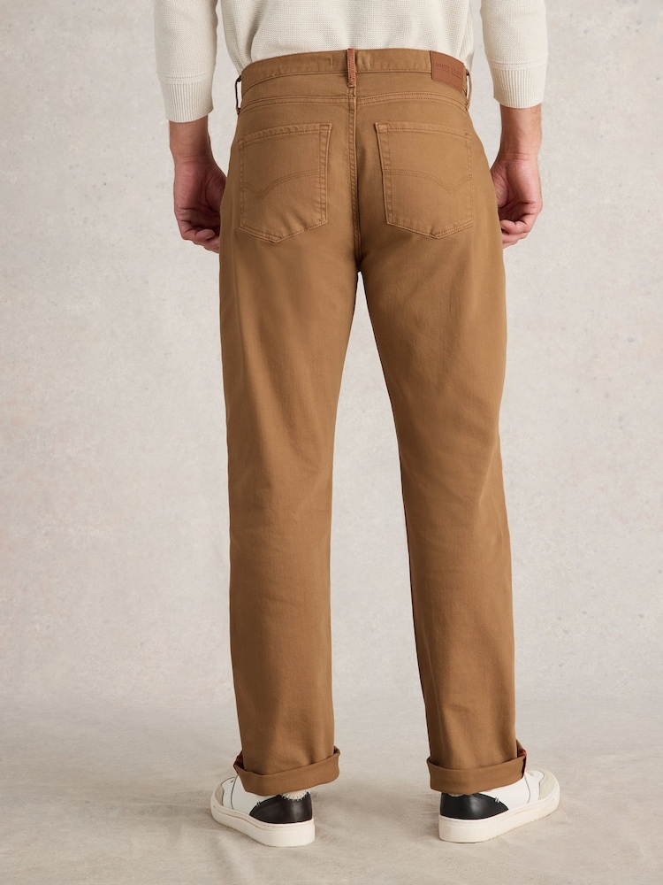 White Stuff Brown Eastwood Garment Dye Jeans - Image 2 of 6