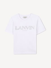 Lanvin White Short Sleeve T-Shirt With Logo - Image 1 of 2