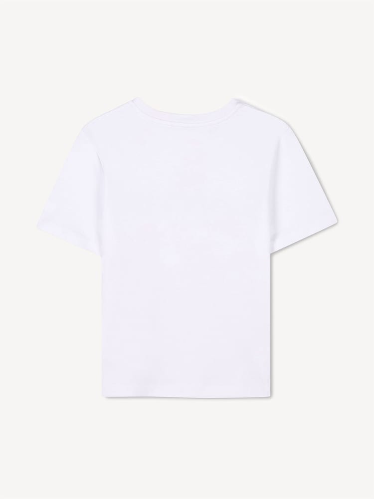 Lanvin White Short Sleeve T-Shirt With Logo - Image 2 of 2
