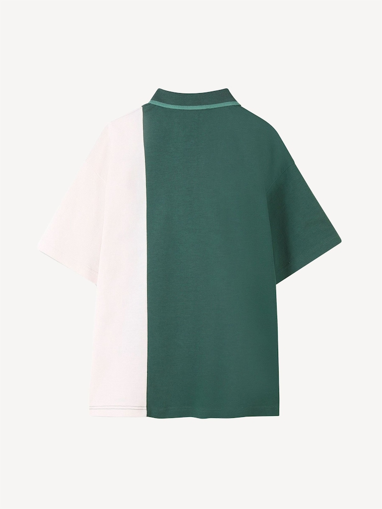 Lanvin Green Short Sleeve Polo Shirt With Logo - Image 2 of 4 Lanvin Green Short Sleeve Polo Shirt With Logo - Image 2 of 4