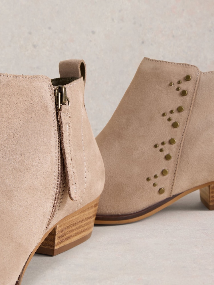 White Stuff Grey Willow Stud Ankle Boots - Image 4 of 4