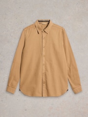 White Stuff Brown Bruton Oxford 100% Organic Cotton Shirt - Image 5 of 6