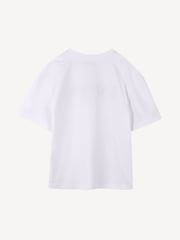 Lanvin White Short Sleeve T-Shirt With Logo - Image 2 of 4