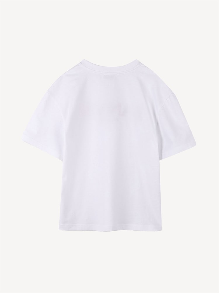 Lanvin White Short Sleeve T-Shirt With Logo - Image 2 of 4