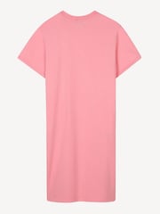 Lanvin Pink Short Sleeve T-Shirt Dress With Logo - Image 2 of 2
