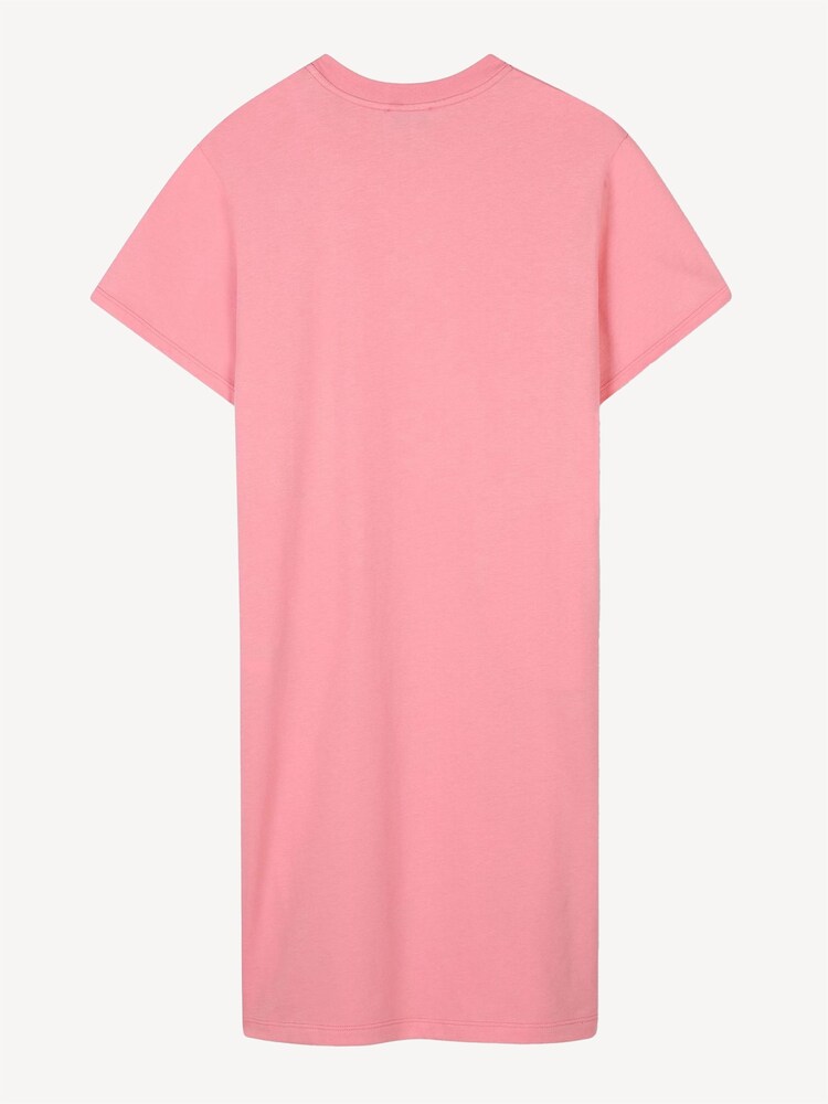 Lanvin Pink Short Sleeve T-Shirt Dress With Logo - Image 2 of 2