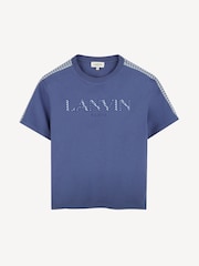 Lanvin Short Sleeve Logo T-Shirt With Tipping Detail - صورة 1 من 2
