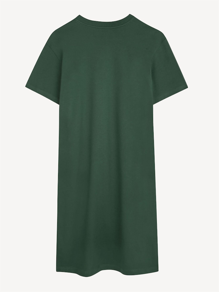 Lanvin Short Sleeve T-Shirt Dress With Logo - صورة 2 من 3 Lanvin Short Sleeve T-Shirt Dress With Logo - صورة 2 من 3