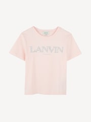 Lanvin Pink Short Sleeve T-Shirt With Logo - Image 1 of 2