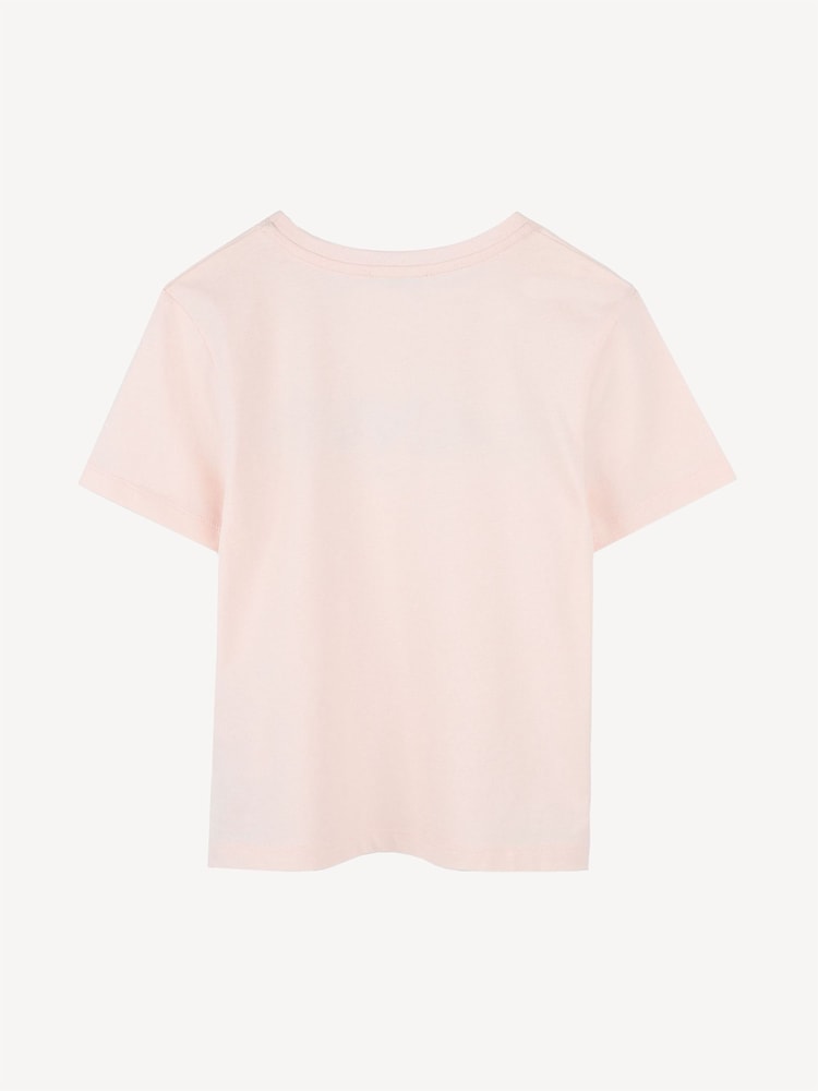 Lanvin Pink Short Sleeve T-Shirt With Logo - Image 2 of 2 Lanvin Pink Short Sleeve T-Shirt With Logo - Image 2 of 2