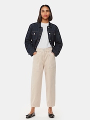 Whistles Nude Petite Tessa Casual Trousers - Image 1 of 5