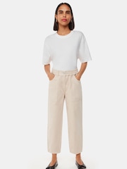 Whistles Nude Petite Tessa Casual Trousers - Image 4 of 5