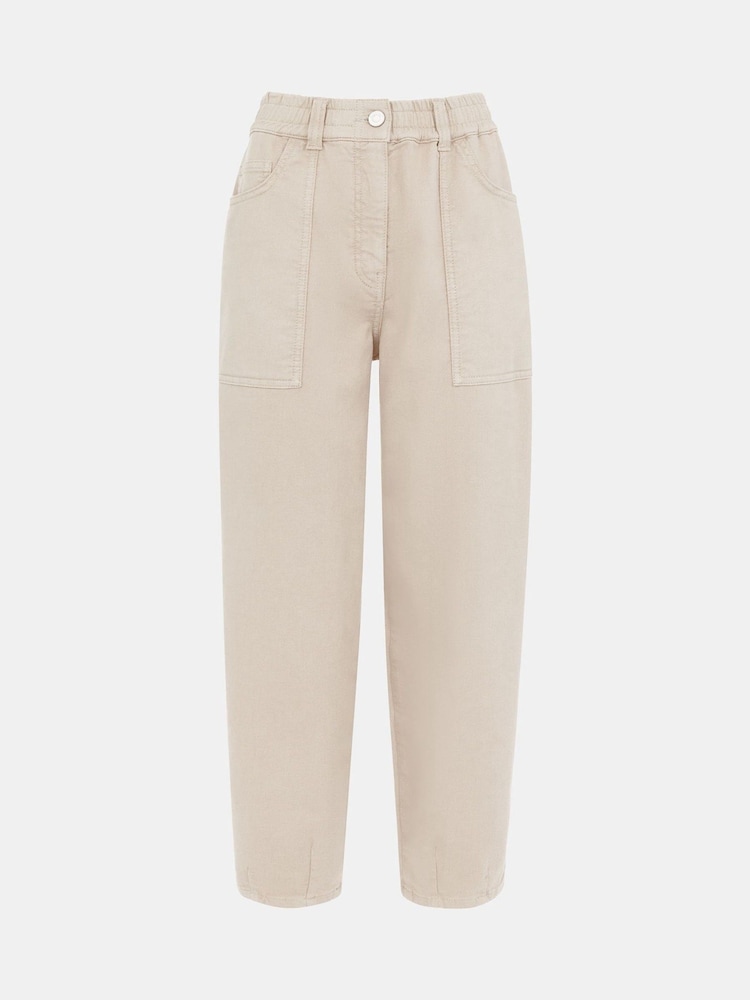 Whistles Nude Petite Tessa Casual Trousers - Image 5 of 5