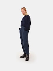 Whistles Blue Petite Tessa Casual Trousers - Image 3 of 5