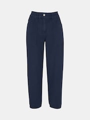 Whistles Blue Petite Tessa Casual Trousers - Image 5 of 5