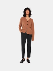 Whistles Black Petite Lily Cigarette Trousers - Image 1 of 5