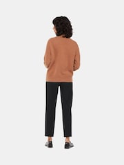 Whistles Black Petite Lily Cigarette Trousers - Image 2 of 5