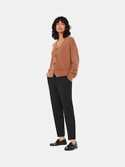 Whistles Black Petite Lily Cigarette Trousers - Image 3 of 5