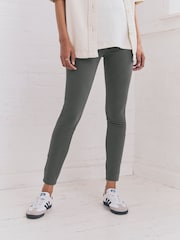 Grey Jersey Denim Leggings - Image 2 of 5