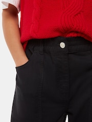 Whistles Black Petite Tessa Casual Trousers - Image 3 of 4