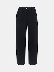 Whistles Black Petite Tessa Casual Trousers - Image 4 of 4