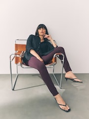 Mauve - Denim-Leggings aus Jersey - Bild 1 von 7
