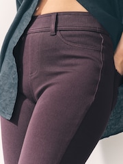 Mauve - Denim-Leggings aus Jersey - Bild 4 von 7